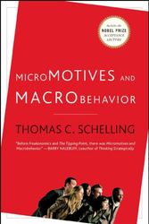 Cover Art for 9780393329469, Micromotives and Macrobehavior by Thomas C. Schelling