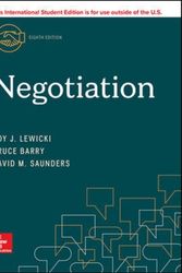 Cover Art for 9781260565591, ISE Negotiation by Lewicki Irving Abramowitz Memorial Professor, Roy J., David M. Saunders, Bruce Barry