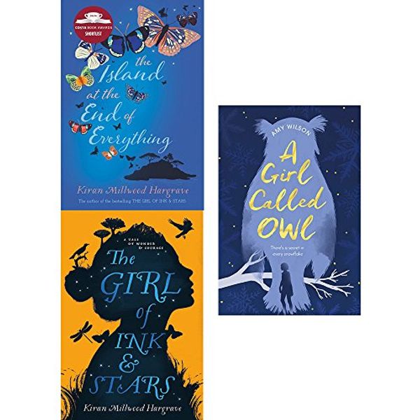 Cover Art for 9789123659319, Island at the end of everything, the girl of ink and stars and a girl called owl 3 books collection set by Kiran Millwood Hargrave, Amy Wilson