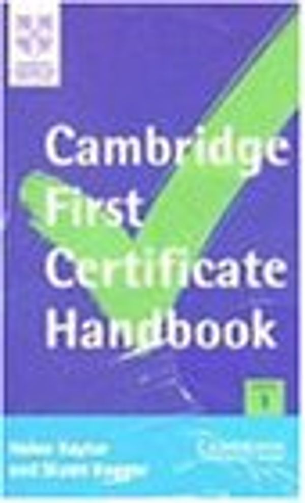 Cover Art for 9783125335493, Cambridge First Certificate Handbook, 2 Cassettes by Helen Naylor