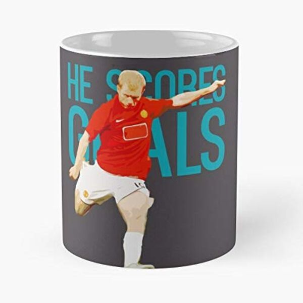 Cover Art for B07ZRDX8BN, Paul Scholes - He Scores Goals Classic Mug Best Gift for Your Friends by 
