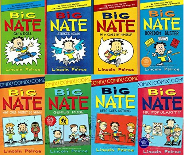 Cover Art for 0638302468664, BIG Nate 8 Book Set: On a Roll, Strikes Again, in a Class By Himself, Boredom Buster, Here Goes Nothing, Mr. Popularity, Genius Mode, What Could Possibly Go Wrong? by Lincoln Peirce