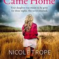 Cover Art for B08F5DQSMK, The Girl Who Never Came Home: A completely heartbreaking and utterly gripping page-turner by Nicole Trope