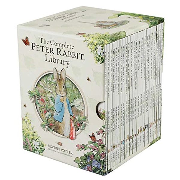 Cover Art for B0041MW9JI, The Complete Peter Rabbit Library 23 books Boxed Set Collection (Squirrel Nutkin, Tailor of Gloucester, Benjamin Bunny, Miss Moppet, Pig Robinson, Ginger and Pickles, Samuel Whiskers, Mr Tod, John Town Mouse, Timmy Tiptoes) (Peter Rabbit Library) by Beatrix Potter