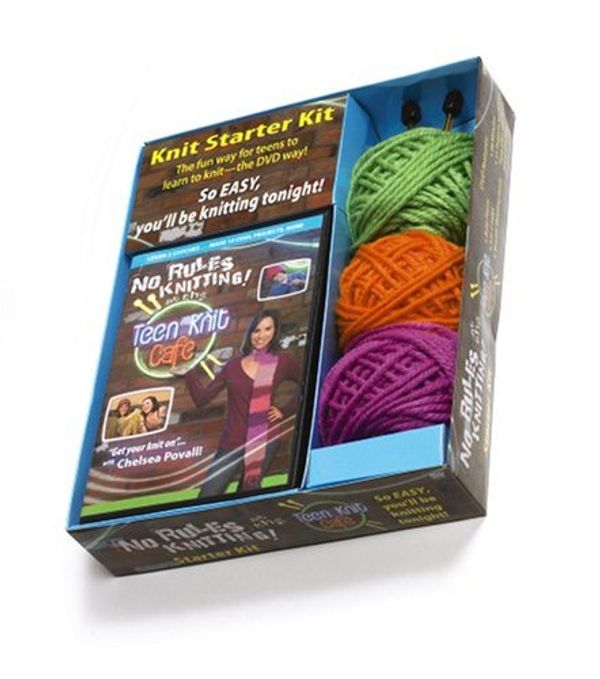 Cover Art for 0028906467581, DVD No Rules Knitting at the Teen Knit Cafe Kit (Leisure Arts #46758) by Unknown