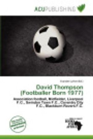 Cover Art for 9786137258255, David Thompson (Footballer Born 1977) by Evander Luther