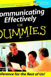 Cover Art for 9780764553196, Communicating Effectively For Dummies by Marty Brounstein