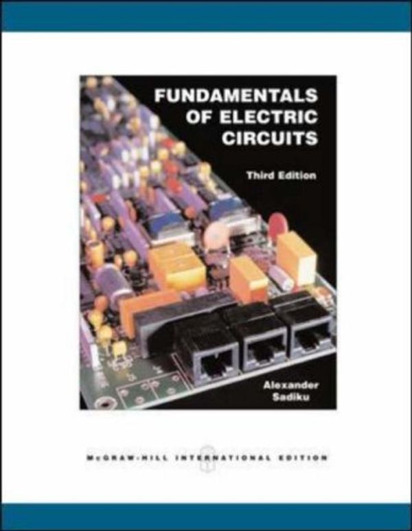 Cover Art for 9780071109031, Fundamentals of Electric Circuits by Charles Alexander