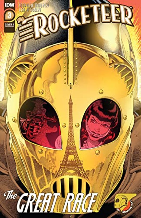 Cover Art for B09W666H9Y, The Rocketeer: The Great Race #3 (of 4) by Stephen Mooney