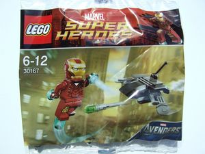Cover Art for 5702014994331, Iron Man vs. Fighting Drone Set 30167 by LEGO