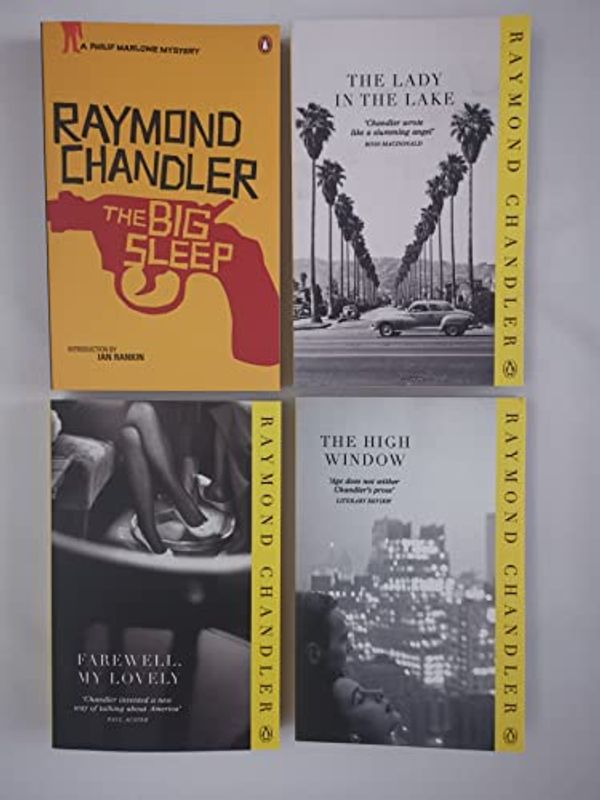 Cover Art for B09ZPZKPKX, Raymond Chandler 4 books set Adult Fiction Paperback New The big sleep Farewell my lovely The lady in the lake the high window by Raymond Chandler