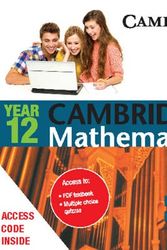 Cover Art for 9781139520669, Cambridge 4 Unit Mathematics Year 12 PDF Textbook by Denise Arnold