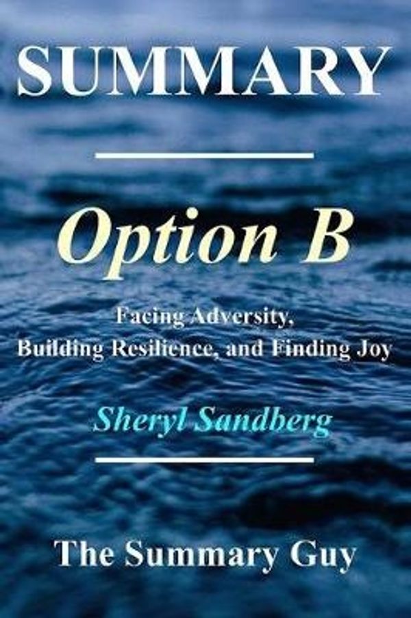 Cover Art for 9781548488093, Summary - Option BBy Sheryl Sandberg - Facing Adversity, Building... by The Summary Guy