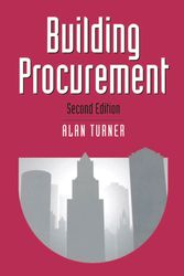 Cover Art for 9780333688090, Building Procurement by Alan Turner