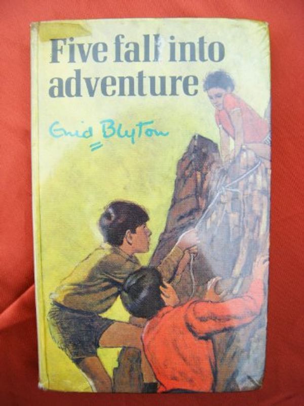 Cover Art for 9780340174975, Five Fall into Adventure by Enid Blyton