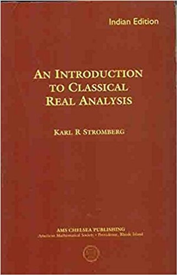 Cover Art for 9781470437282, INTRODUCTION TO CLASSICAL REAL ANALYSIS AN [Paperback] [Jan 01, 2017] NA by Karl R Stromberg