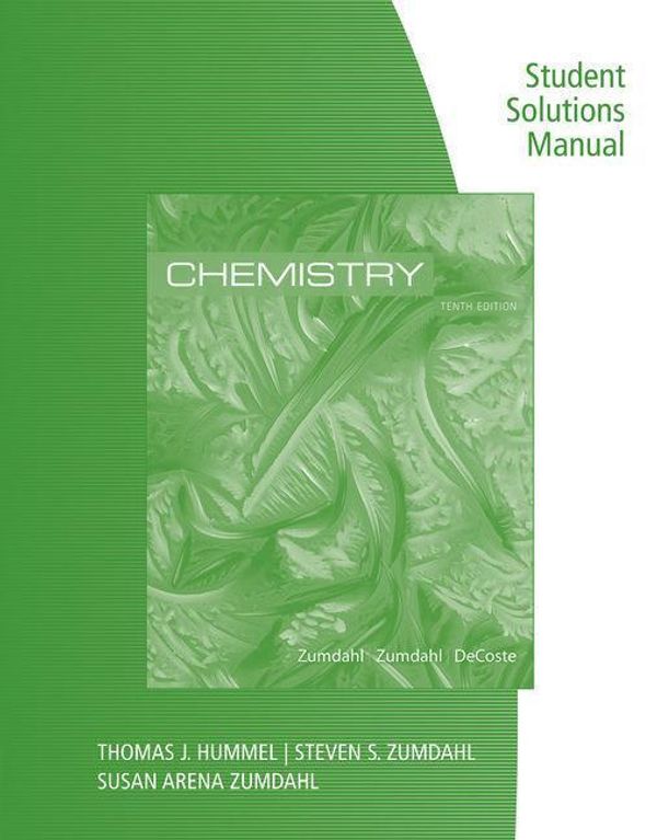 Cover Art for 9781305957510, Student Solutions Manual for Zumdahl/Zumdahl's General Chemistry, 10th by Steven S. Zumdahl, Susan A. Zumdahl