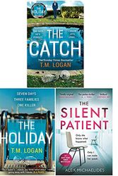 Cover Art for 9789123990825, The Catch, The Holiday, The Silent Patient 3 Books Collection Set by T.m. Logan, Alex Michaelides