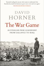 Cover Art for 9781761065958, The War Game by David Horner