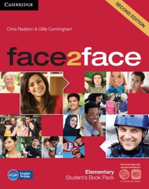 Cover Art for 9781139566537, Face2face Elementary Student's Book with DVD-ROM and Online Workbook Pack by Chris Redston, Gillie Cunningham