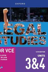 Cover Art for 9780190342548, Legal Studies for VCE Units 3 & 4 Student Book+obook pro by Filippin, Wilson, Farrar