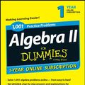 Cover Art for 9781118843826, 1,001 Algebra I Practice Problems for Dummies, Online 1-Year Subscription by Mary Jane Sterling