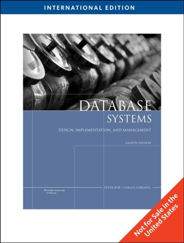 Cover Art for 9781423902034, Database Systems by Peter Rob, Carlos Coronel