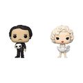 Cover Art for B08D9JH34S, Funko Pop! Icons: Edgar Allan Poe w/ Skull & Pop! Icons: Marilyn Monroe (White Dress) by Unknown