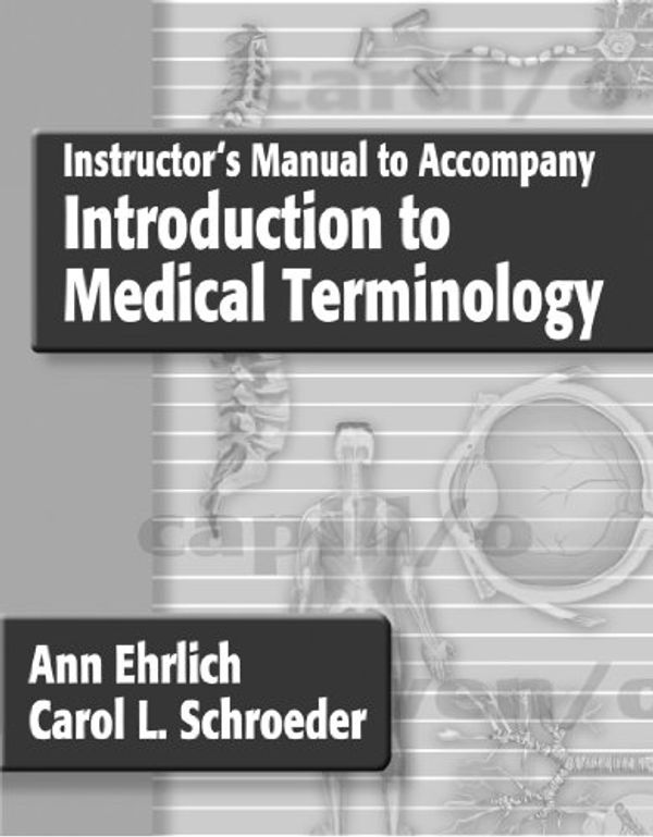 Cover Art for 9781401811389, Introduction to Medical Terminology by Ann Ehrlich