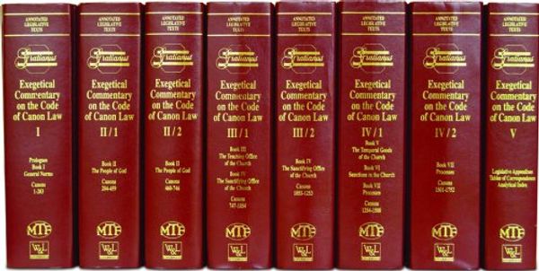 Cover Art for 9781890177331, Exegetical Commentary on the Code of Canon Law (8 Volume Set) by Instituto Martin De Azpilcueta