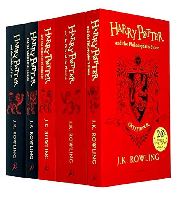 Cover Art for 9789124083830, Harry Potter House Gryffindor Edition Series 1-5 Books Collection Set By J.K. Rowling (Philosopher's Stone, Chamber of Secrets, Prisoner of Azkaban, Goblet of Fire, Order of the Phoenix) by J.k. Rowling