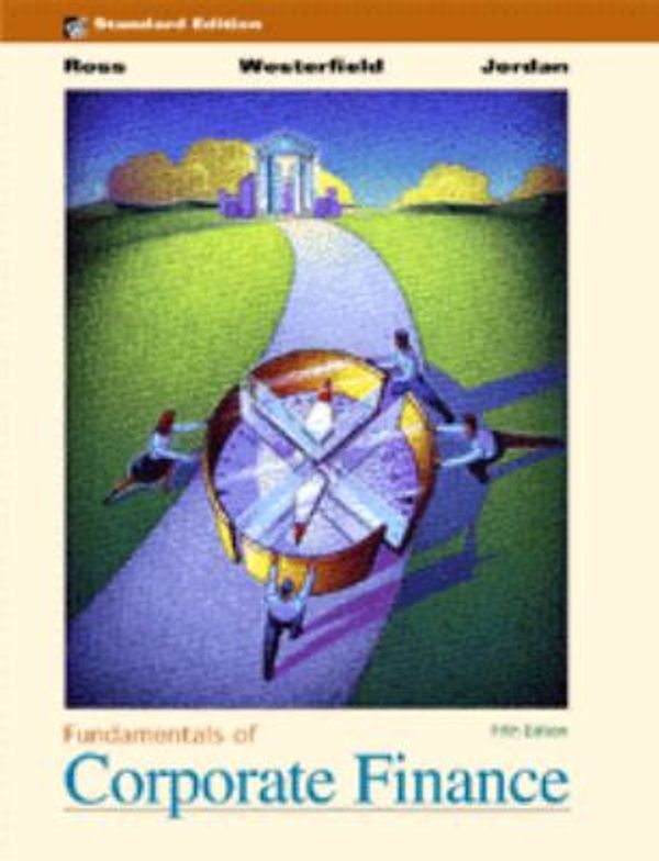Cover Art for 9780072319392, Fundamentals of Corporate Finance by Ross, Stephen A./ Westerfield, Randolph/ Jordan, Bradford D.