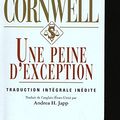 Cover Art for 9782286014476, Une peine d'exception by Patricia Cornwell.