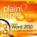 Cover Art for 9780735627314, Microsoft Word 2010 Plain & Simple by Katherine Murray