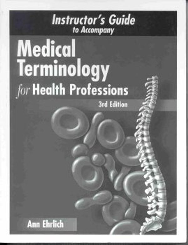 Cover Art for 9780827378421, Medical Terminology for Health Professionals by Ann Ehrlich