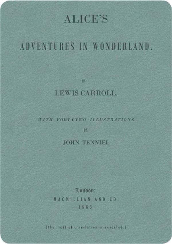 Cover Art for 9781946412423, Alice's Adventures in Wonderland by Lewis Carroll